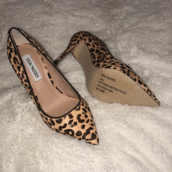 steve madden daisie leopard pump